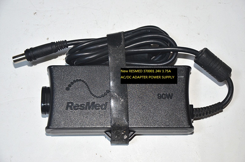 New RESMED 370001 24V 3.75A AC/DC ADAPTER POWER SUPPLY